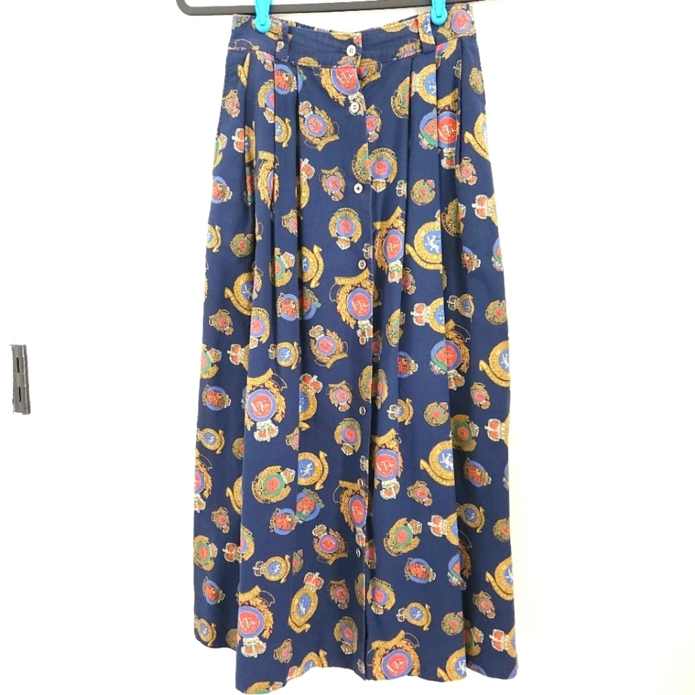 PENDLETON Vintage Sophisticates  Knockabouts  Dark Blue Skirt Size 8